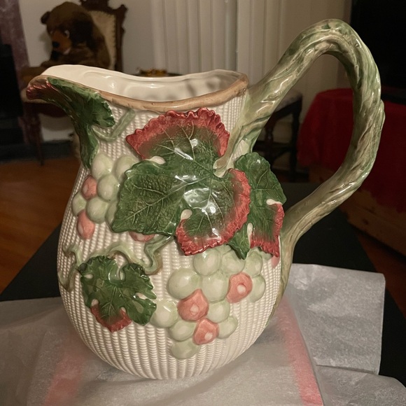 Beautiful Rare Fitz and Floyd 1988 Pitcher - Picture 2 of 10